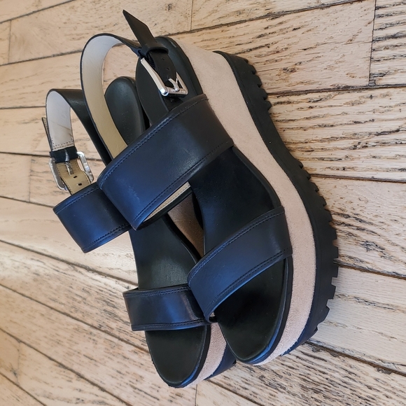 Michael Kors Shoes - Michael Kors Presley Platform Sandals Black
